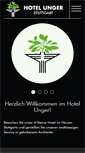 Mobile Screenshot of hotel-unger.de